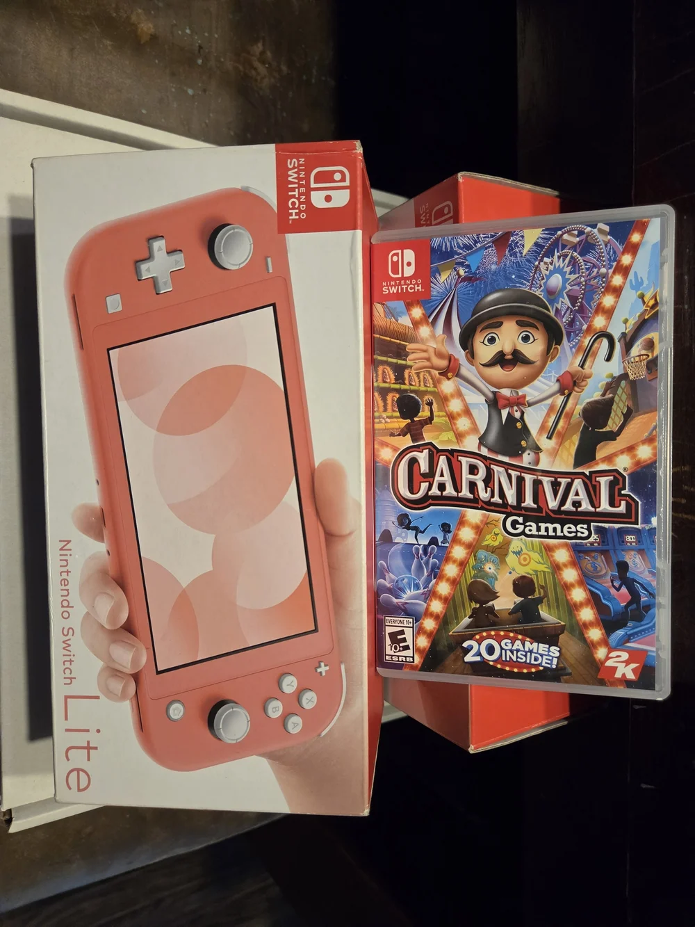 Japan Edition Nintendo Switch Lite W Carnival Game Handheld Console Bundle New